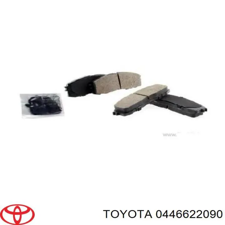 Задние тормозные колодки 0446622090 Toyota