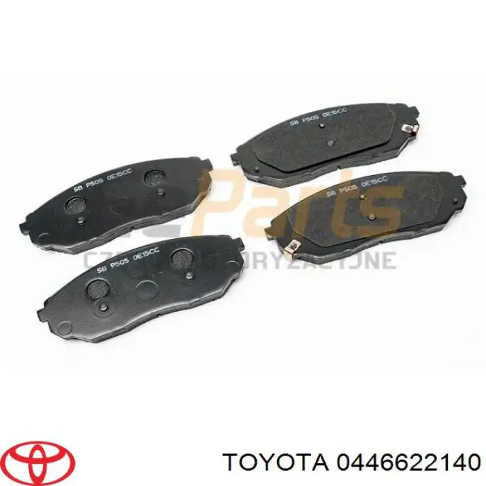 Задние тормозные колодки 0446622140 Toyota