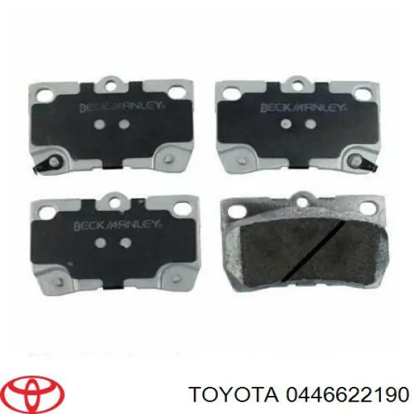 Колодки дисковые  Toyota 0446622190 цена, от 20.40 USD