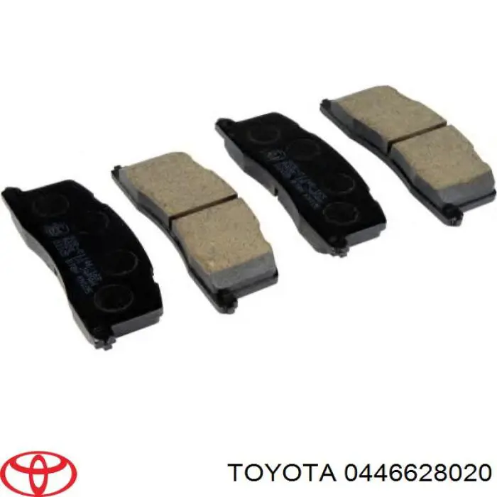 Задние тормозные колодки 0446628020 Toyota