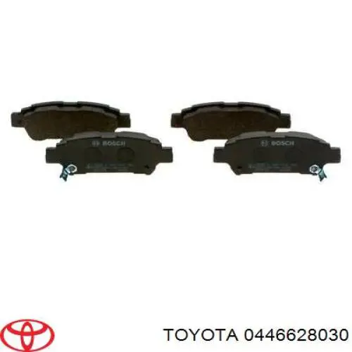 Задние тормозные колодки 0446628030 Toyota