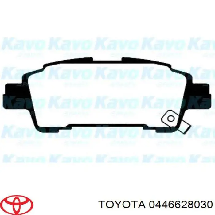 Задние тормозные колодки 0446628030 Toyota