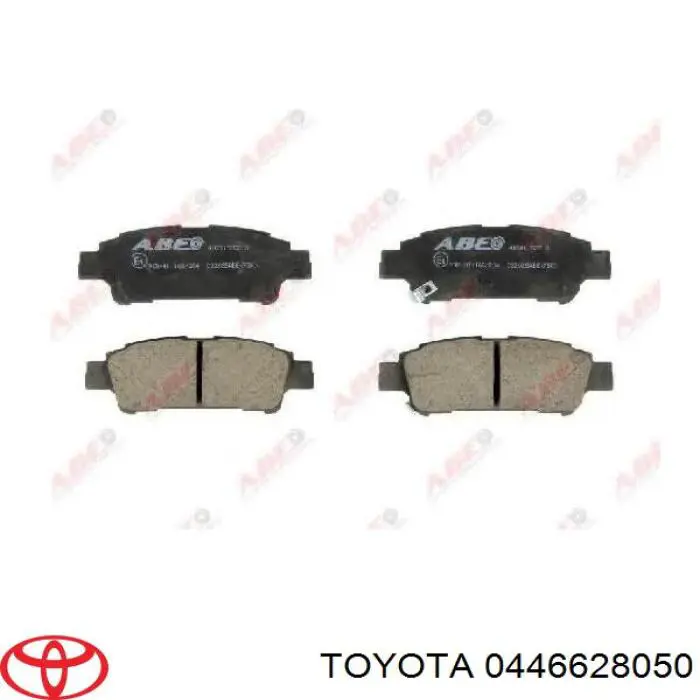 0446628050 Toyota задние тормозные колодки
