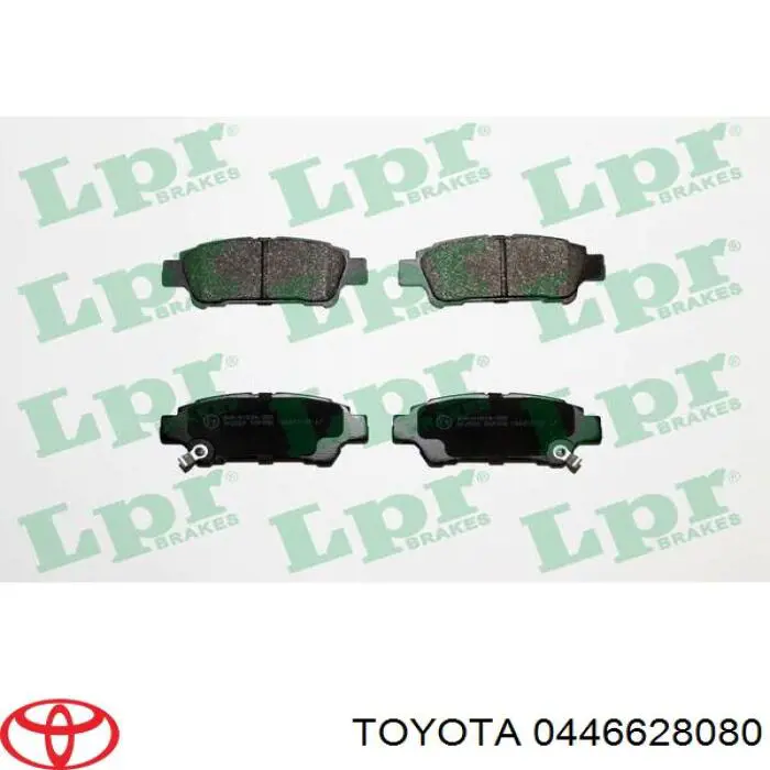 Колодки дисковые  Toyota 0446628080 цена, от 19.79 USD