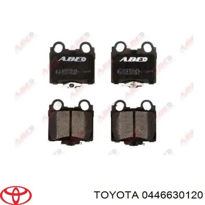 Задние тормозные колодки 0446630120 Toyota