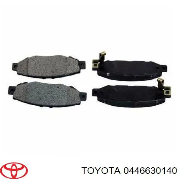 Купить 0446630140 Toyota Колодки тормозные задние, дисковые