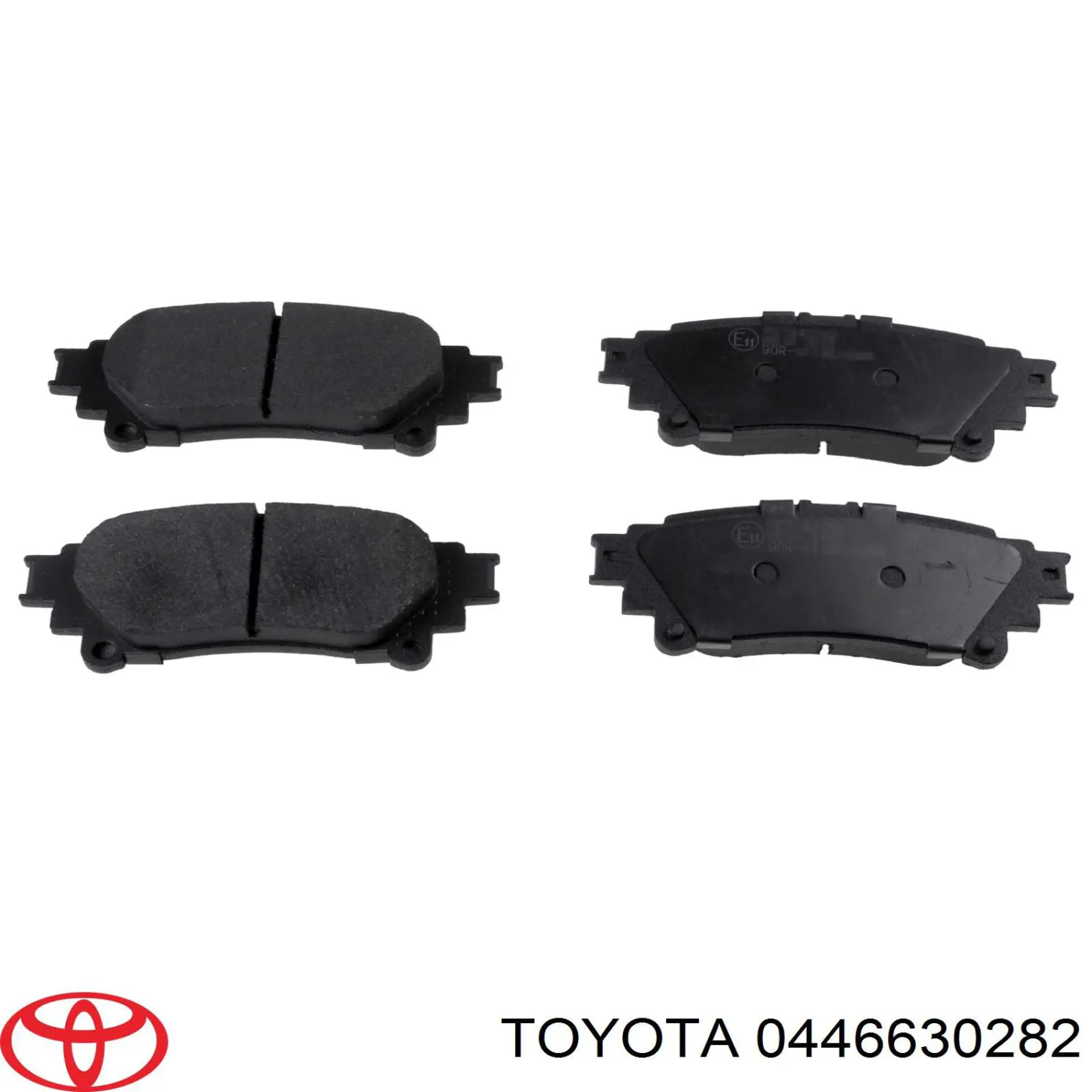 Задние тормозные колодки 0446630282 Toyota