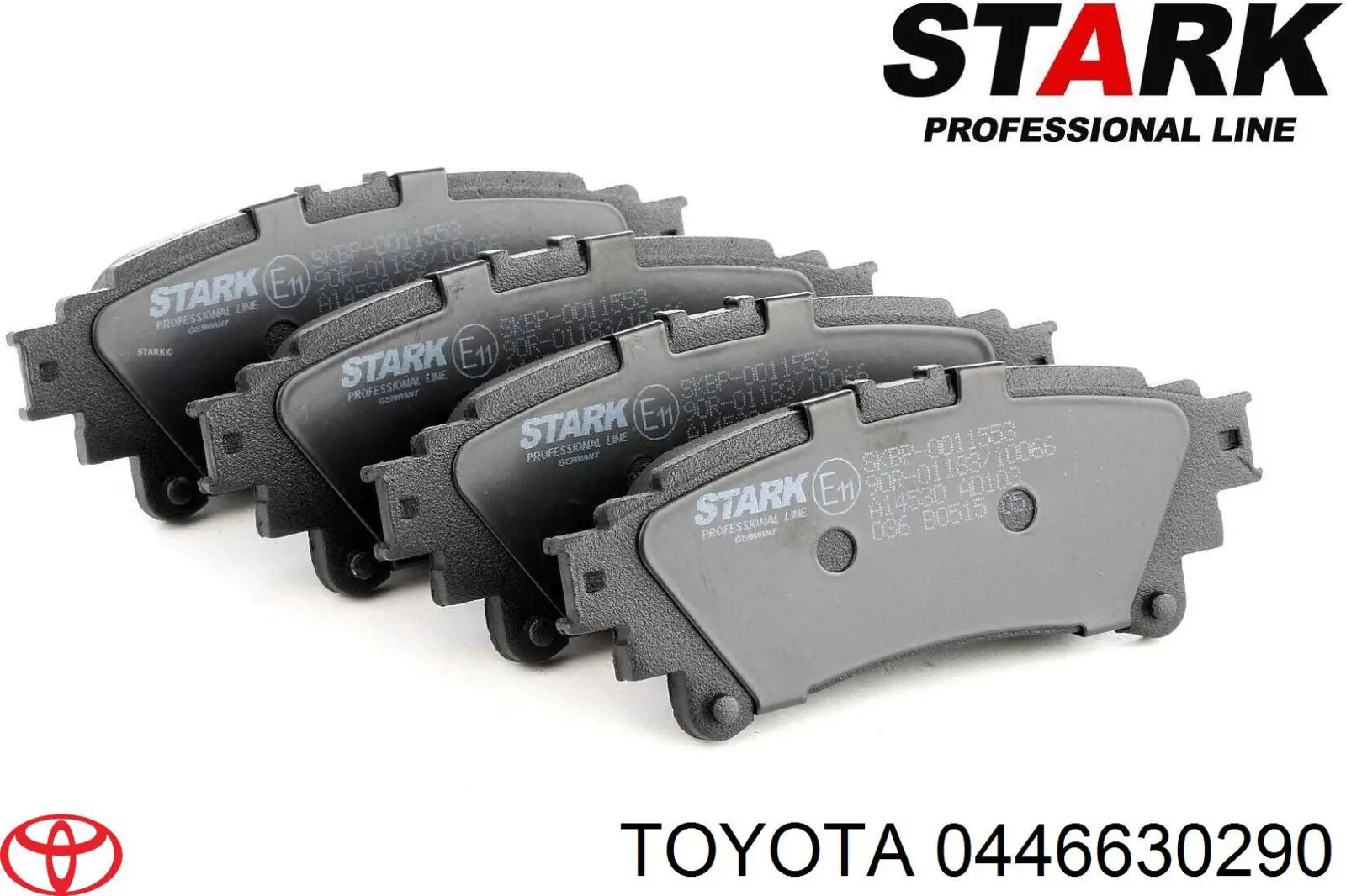 Задние тормозные колодки 0446630290 Toyota