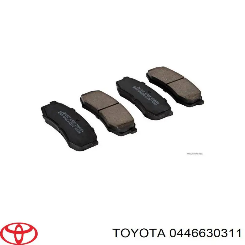 Задние тормозные колодки 0446630311 Toyota