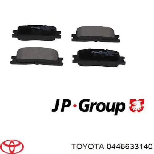 Колодки дисковые  Toyota 0446633140 цена, от 14.64 USD