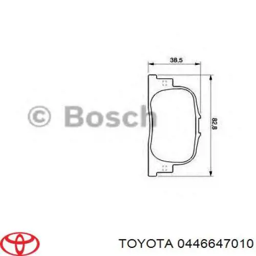 0446647010 Toyota