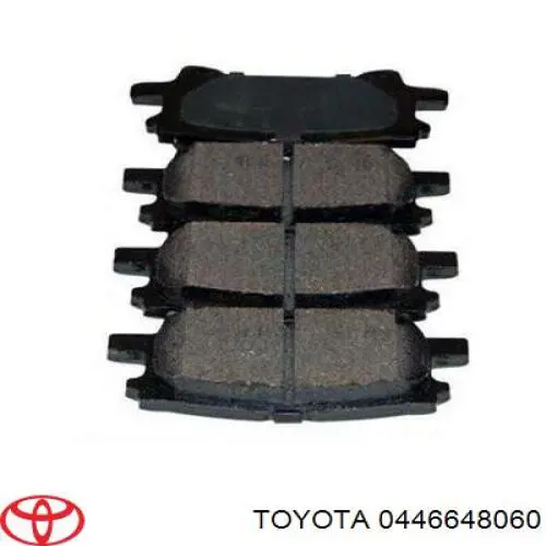 0446648060 Toyota sapatas do freio traseiras de disco