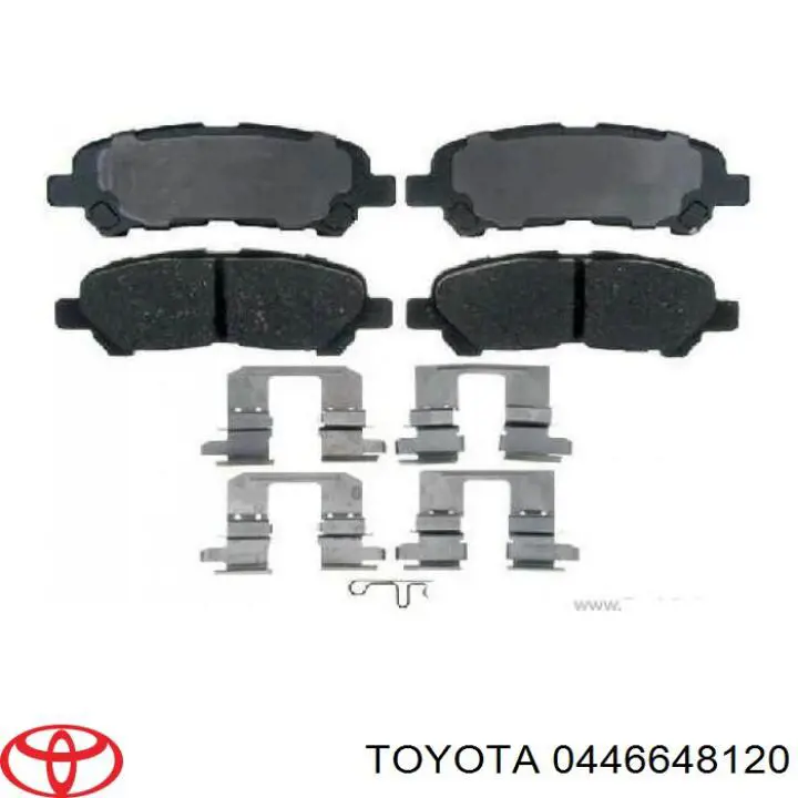 0446660140 toyota задние колодки