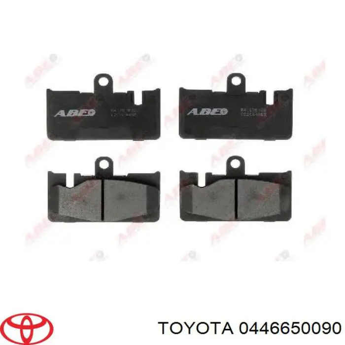 Задние тормозные колодки 0446650090 Toyota