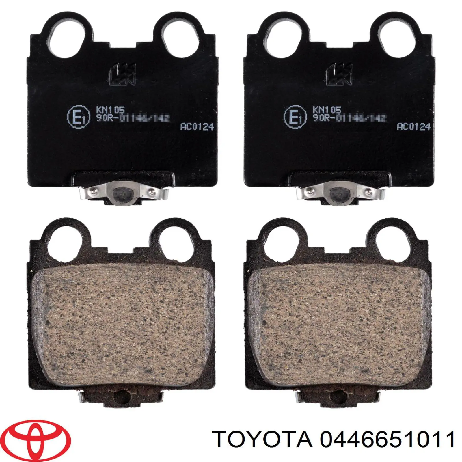 Pastillas de freno traseras 0446651011 Toyota/Lexus