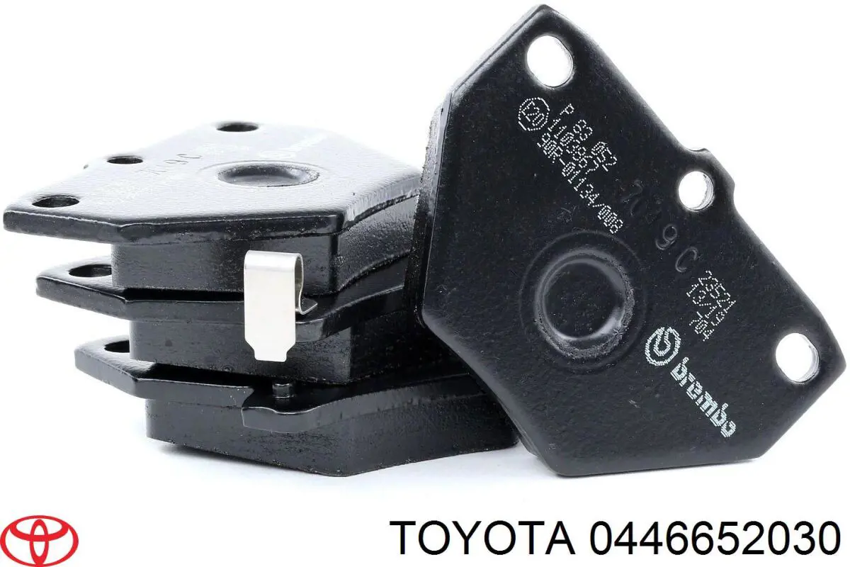 0446652030 Toyota колодки тормозные задние дисковые