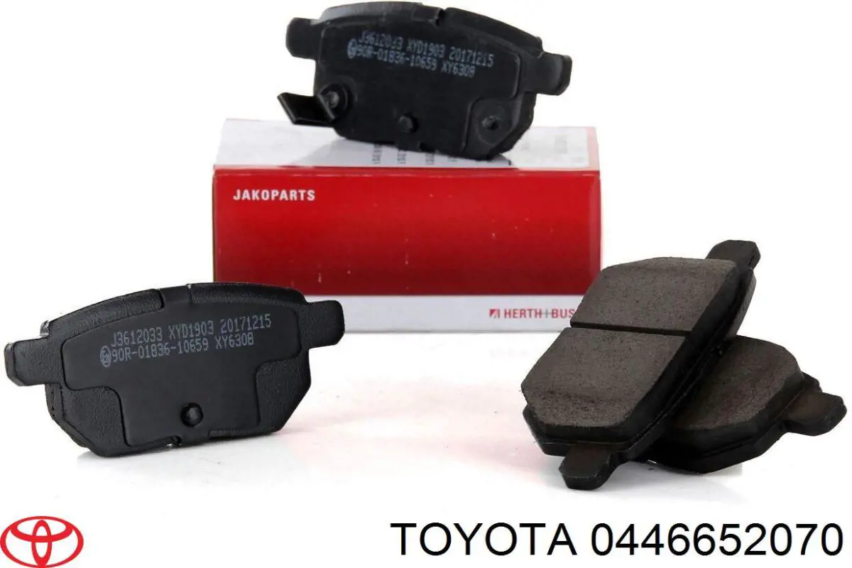 Колодки дисковые  Toyota 0446652070 цена, от 23.68 USD