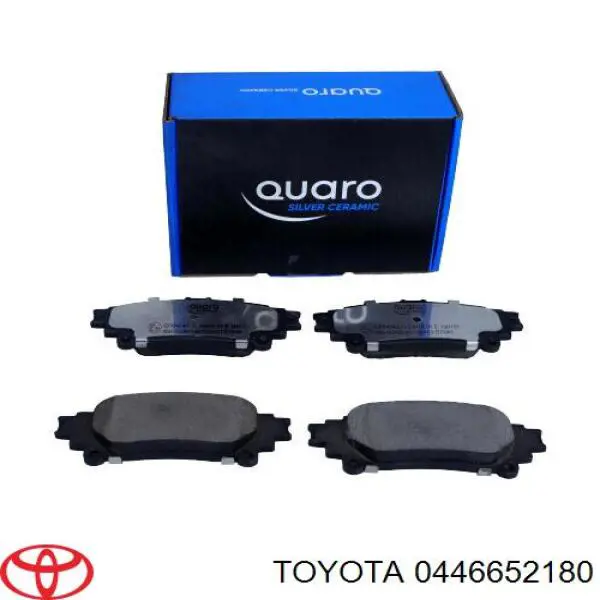 Купить 0446652180 Toyota Колодки тормозные задние, дисковые