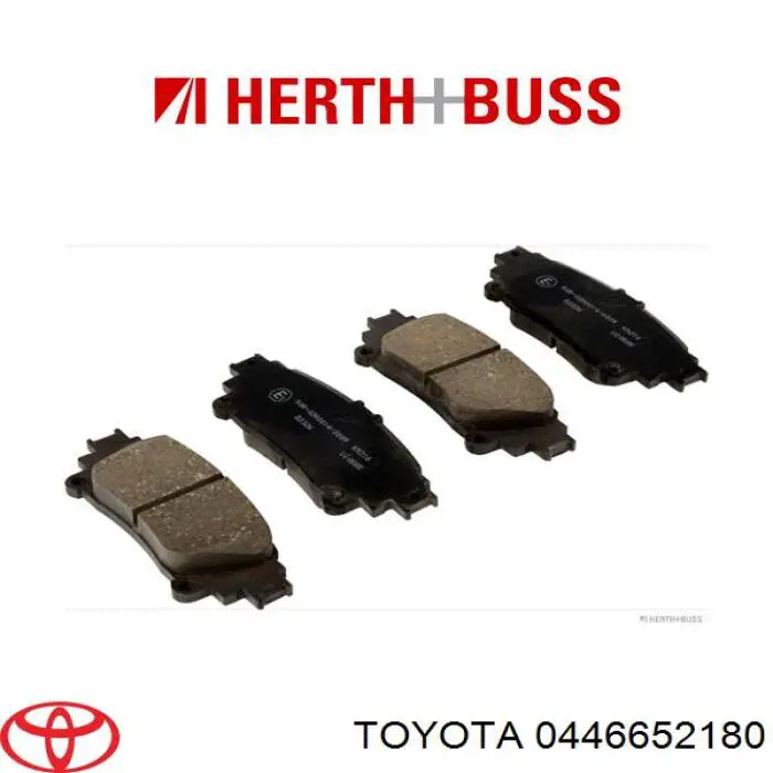 Задние тормозные колодки 0446652180 Toyota