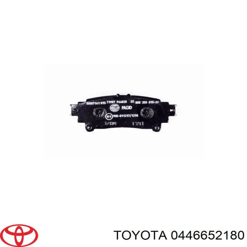 Задние дисковые колодки Toyota 0446652180