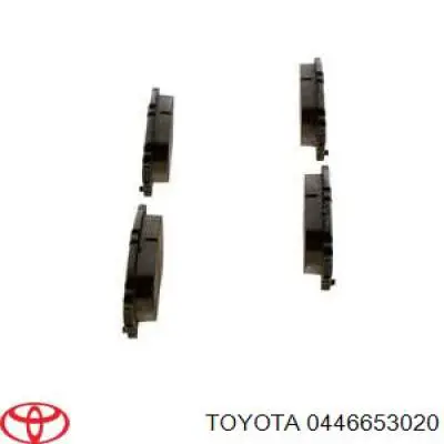 Купить 0446653020 Toyota Колодки тормозные задние, дисковые