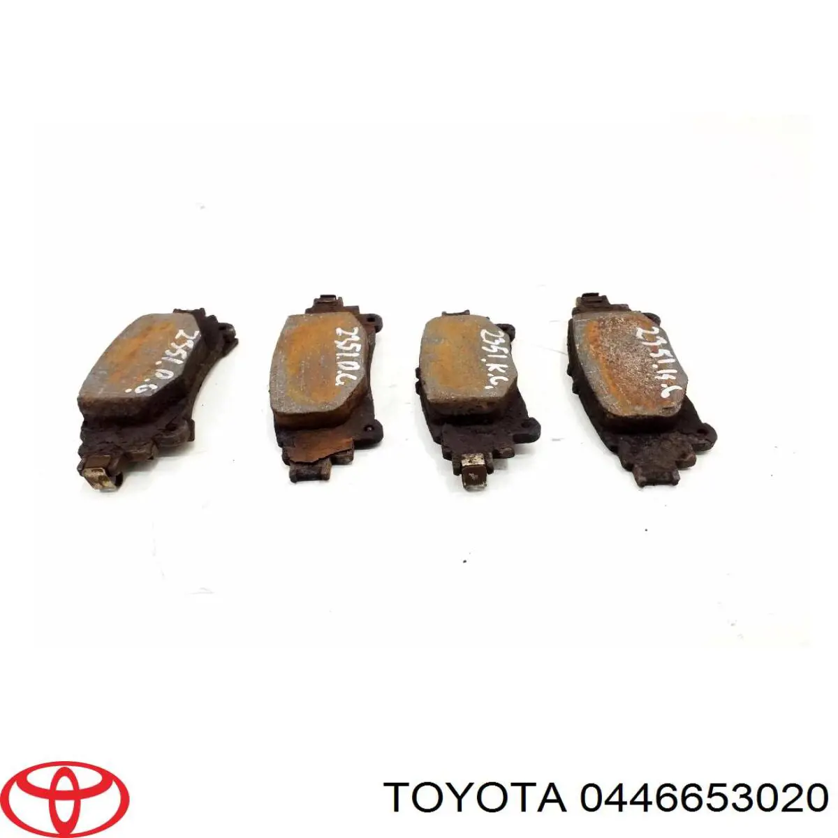 Колодки дисковые  Toyota 0446653020 цена, от 25.79 USD
