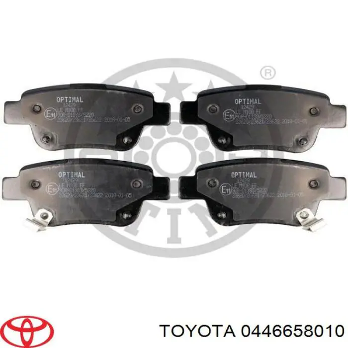 Колодки дисковые  Toyota 0446658010 цена, от 14.28 USD