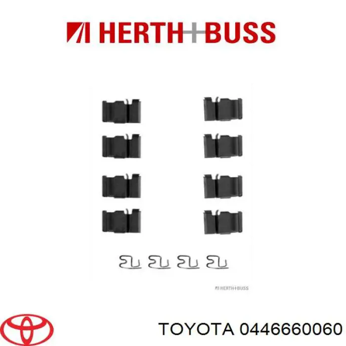 Задние дисковые колодки Toyota 0446660060