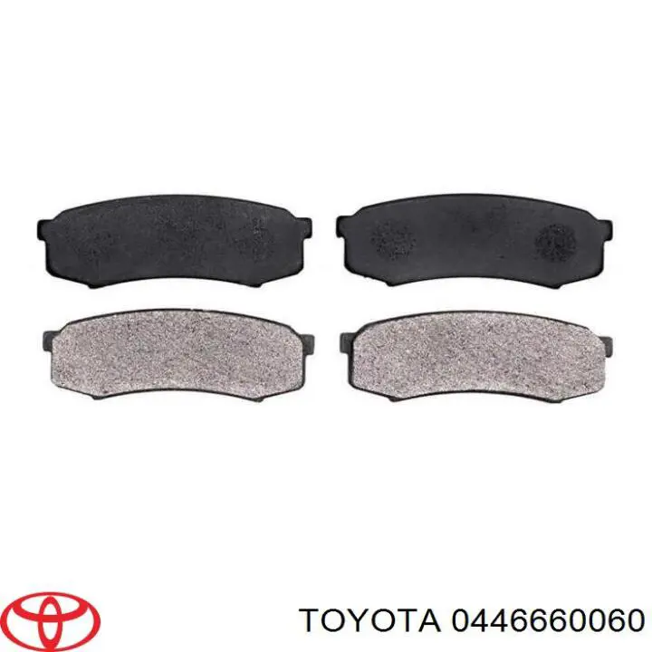 Задние тормозные колодки 0446660060 Toyota