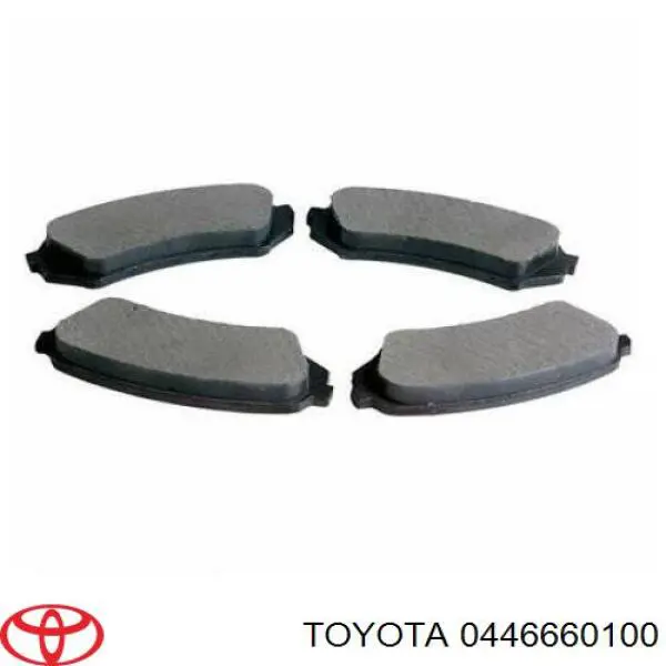 Задние тормозные колодки 0446660100 Toyota