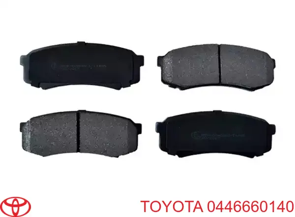 Sapatas do freio traseiras de disco Toyota 0446660140 preço, a partir de 33,37 USD