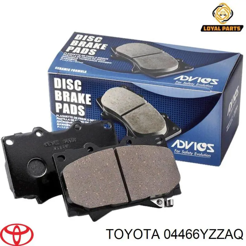 Sapatas do freio traseiras de disco Toyota 04466YZZAQ preço, a partir de 35,34 USD