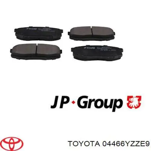 Колодки дисковые  Toyota 04466YZZE9 цена, от 31.19 USD