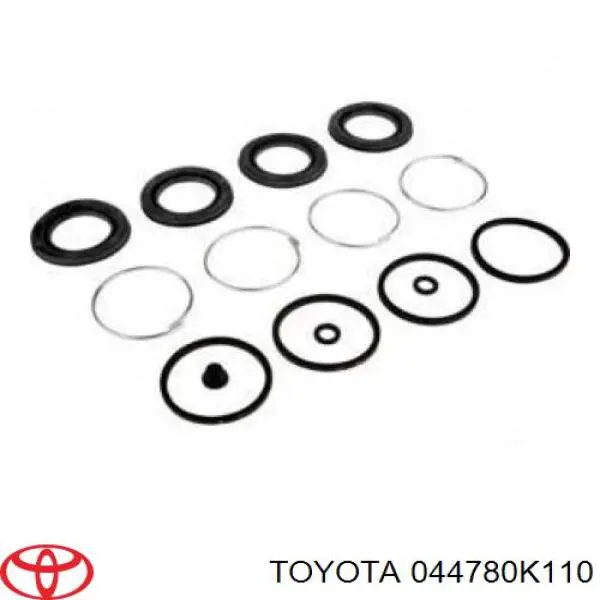 Ремкомплект суппорта тормозного переднего TOYOTA 044780K110