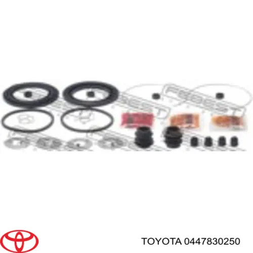 0447830151 Toyota kit de reparação de suporte do freio dianteiro