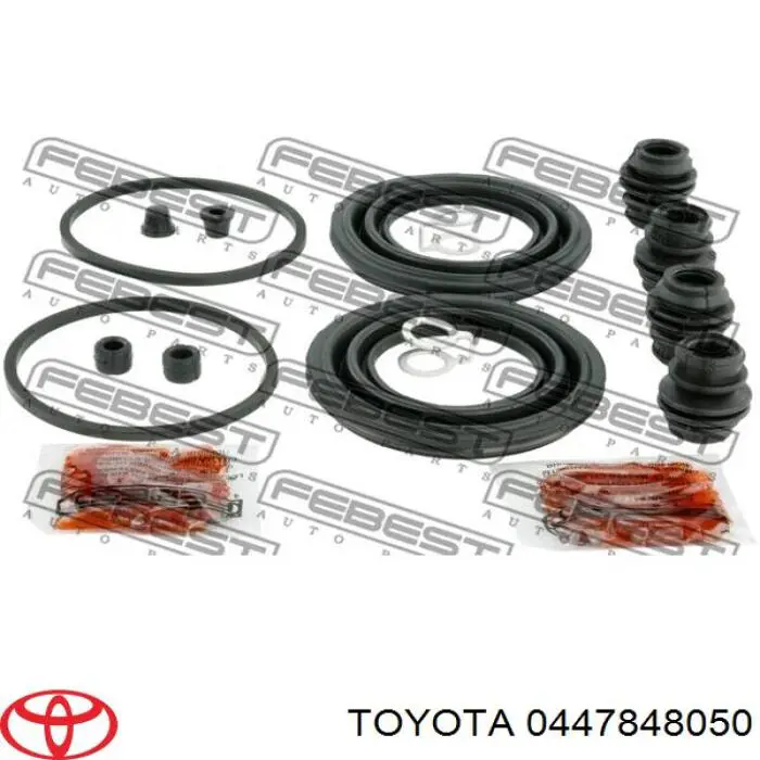 Ремкомплект переднего суппорта 0447848050 Toyota