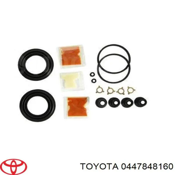 0447848160 Toyota kit de reparação de suporte do freio dianteiro