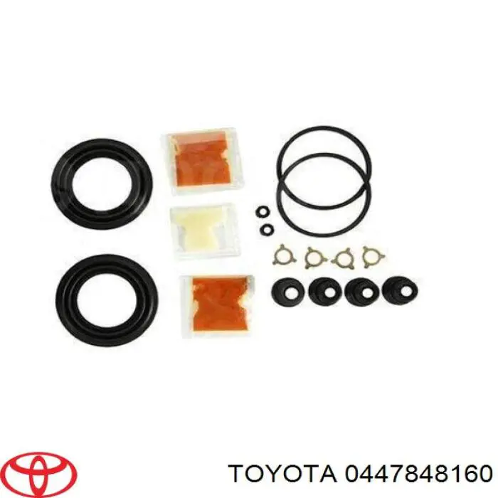 Ремкомплект переднего суппорта 0447848160 Toyota