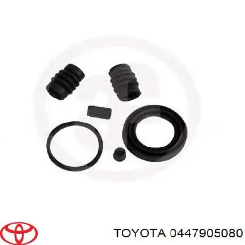 0447905080 Toyota kit de reparação de suporte do freio traseiro