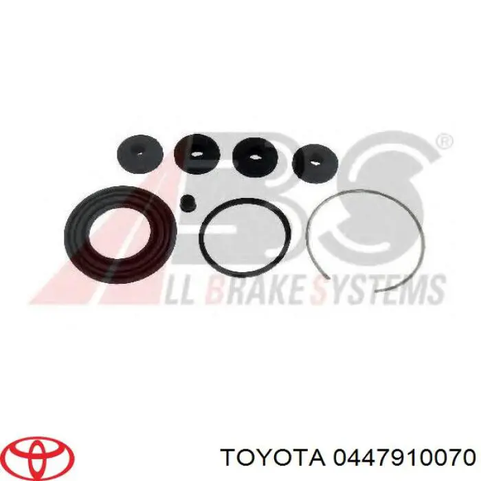 447910070 Toyota ремкомплект суппорта тормозного переднего