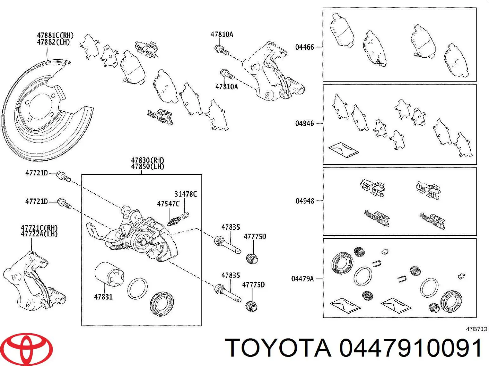 0447910091 Toyota 