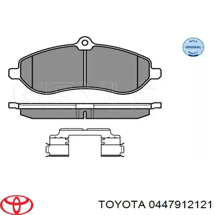 Juego de reparación, pinza de freno trasero 0447912121 Toyota