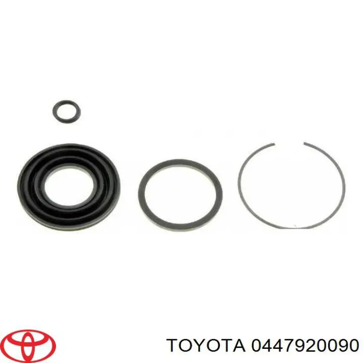 Juego de reparación, pinza de freno trasero 0447920090 Toyota