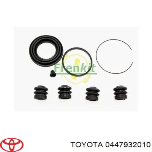 0447932010 Toyota kit de reparação de suporte do freio dianteiro