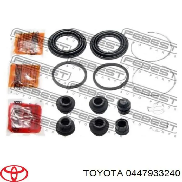 Ремкомплект суппорта 0447933240 Toyota