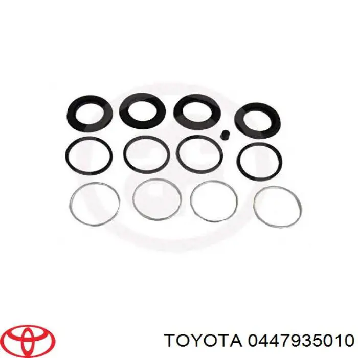 Ремкомплект переднего суппорта 0447935010 Toyota