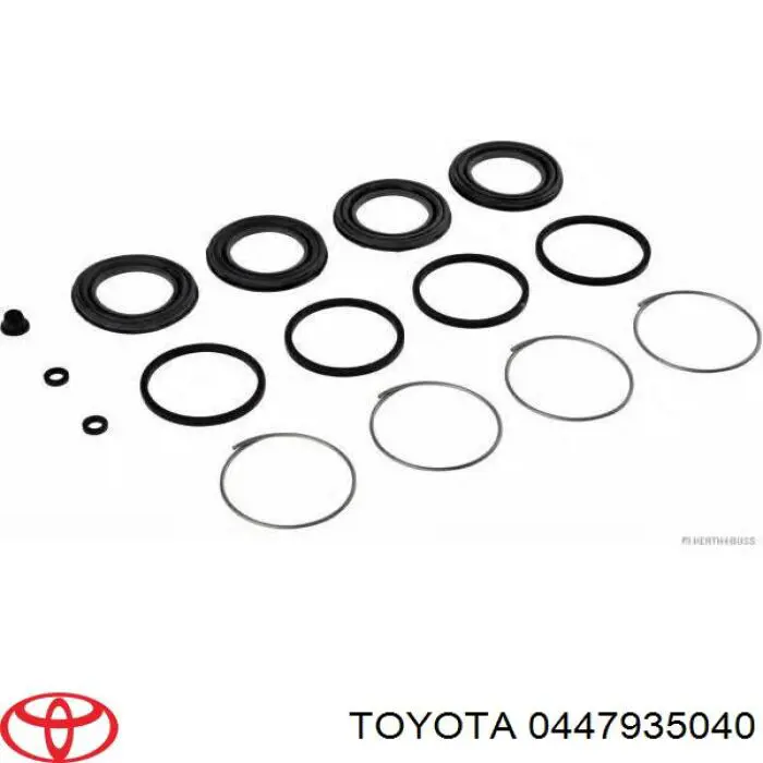 0447935040 Toyota ремкомплект суппорта тормозного переднего