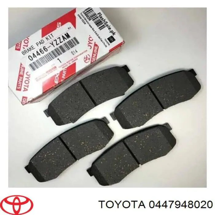 Ремкомплект переднего суппорта 0447948020 Toyota