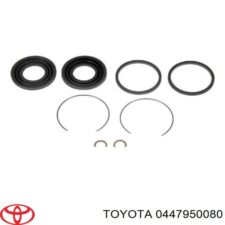 Kit de reparação de suporte do freio dianteiro 0447950080 Toyota