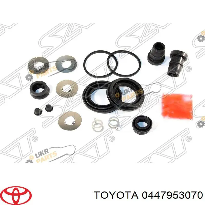 0447953070 Toyota kit de reparação de suporte do freio traseiro
